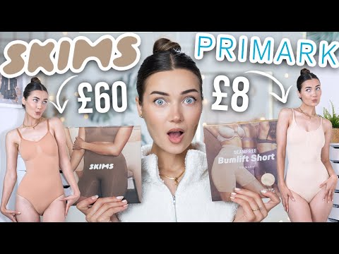 TRYING SKIMS SHAPEWEAR DUPES FROM PRIMARK 