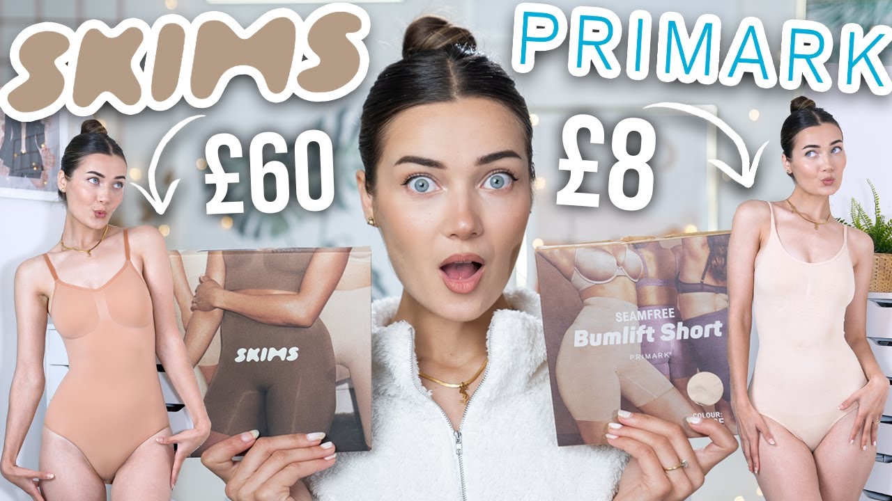 TRYING SKIMS SHAPEWEAR DUPES FROM PRIMARK 