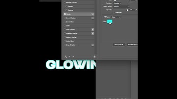 GLOWING Text Effect - Photoshop Tutorial #photoshop #photoshoptutorial #shorts