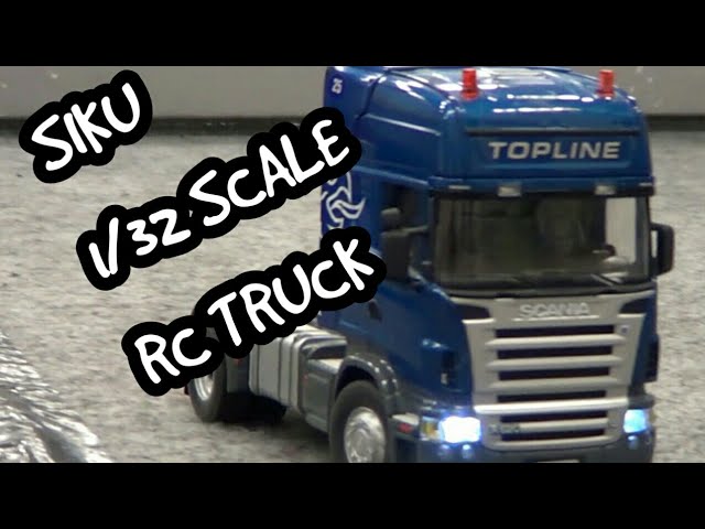 AMAZING 1/32 SCALE RC TRUCK - SIKU SCANIA & TIPPER - MINI RC TRUCK