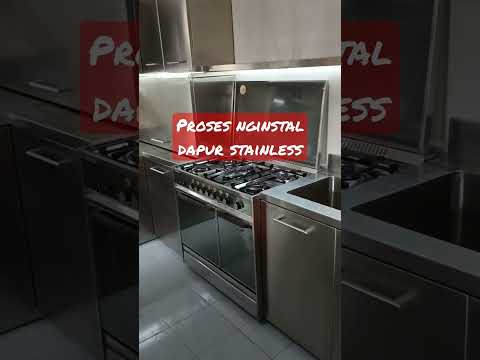 proses pemasangan dapur