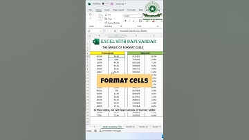 FORMAT CELLS | Amazing tricks of Format Cells | Microsoft Excel  📊💻🔍 #exceltips #shorts #formatcells