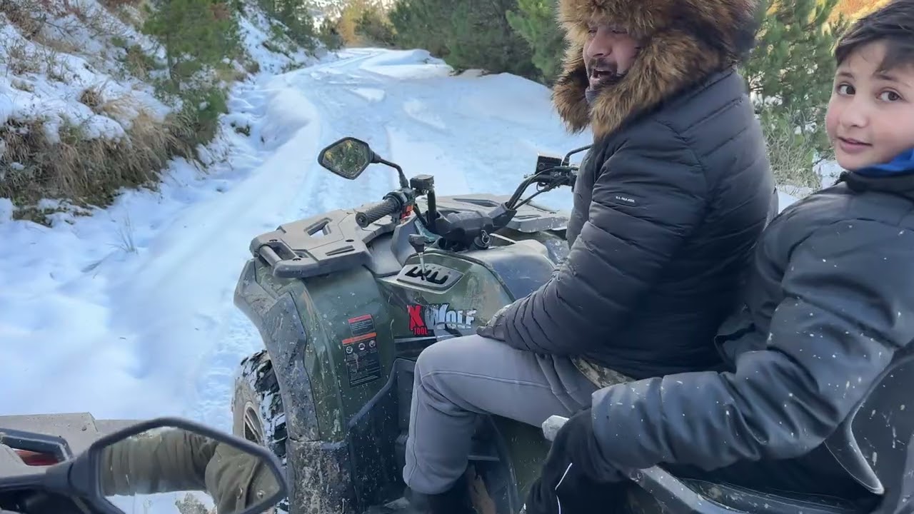 Karla Kaplı Ormanda 1 Saatlik Doğal Sürüş 