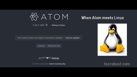 How to Install Atom Text Editor on Linux Ubuntu Unity 18.04.2 LTS
