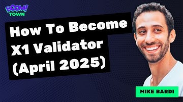 How To Create X1 Validator (April 2025)