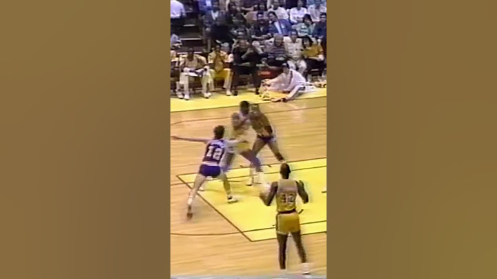 Magic Johnson Highlights - 1988 Los Angeles Lakers vs Utah Jazz