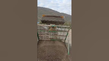 The process of sifting fine sand by forklift- Good tools and machinery make work easy