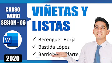 ¿Cuál es la puntuación adecuada para las listas con viñetas?