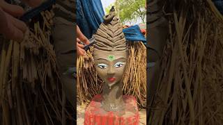 Hanuman ji mitti Murti idols mitti makings/Hanuman clay makings/Hanuman Murti making#shorts#art#clay