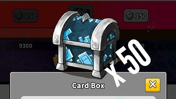 Random Dice card box opening x50 Legendary hunt