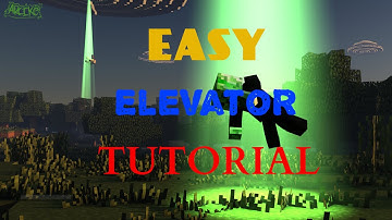 Minecraft EASY Elevator tutorial!!!