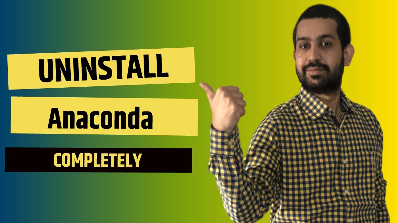 How To Uninstall Anaconda Python Completely From Mac | Uninstall Anaconda From Mac Anaconda-Clean