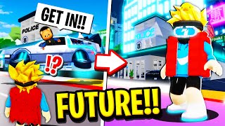 We Time Travelled to the FUTURE in Roblox BROOKHAVEN RP!!