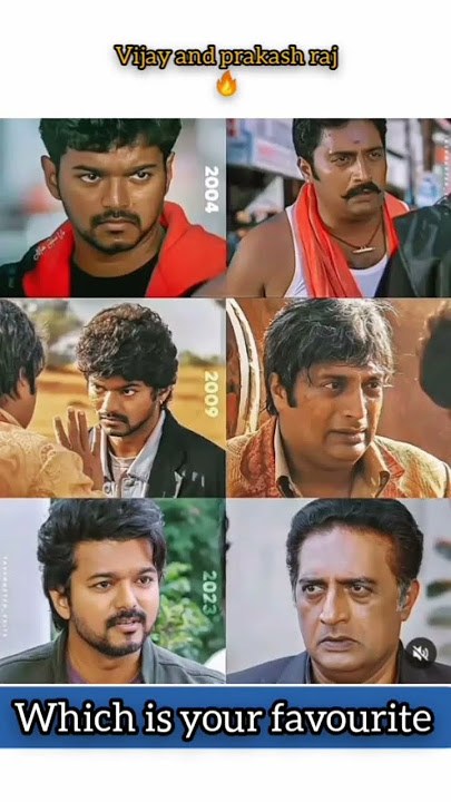 vijay 🆚 prakash raj 🔥💯🥵 #shorts #trending #varisu #thunivu #prakashraj