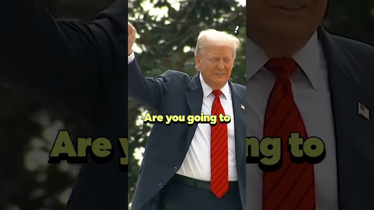 President Trump Tours The White House Roof