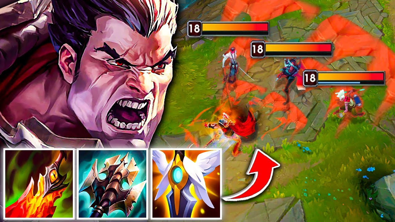 Darius but it's the Korean build that can 1v5 entire enemy teams - YouTube