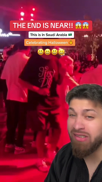 Saudi Arabia Celebrate Halloween…🇸🇦😱❌ THE END IS NEAR😳 #islam #muslim #halloween #haram #shorts