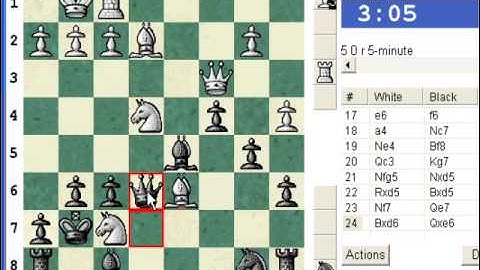 Chess World.net presents Blitz #453 vs MrAble (2075) Benoni defense (Chessworld.net)