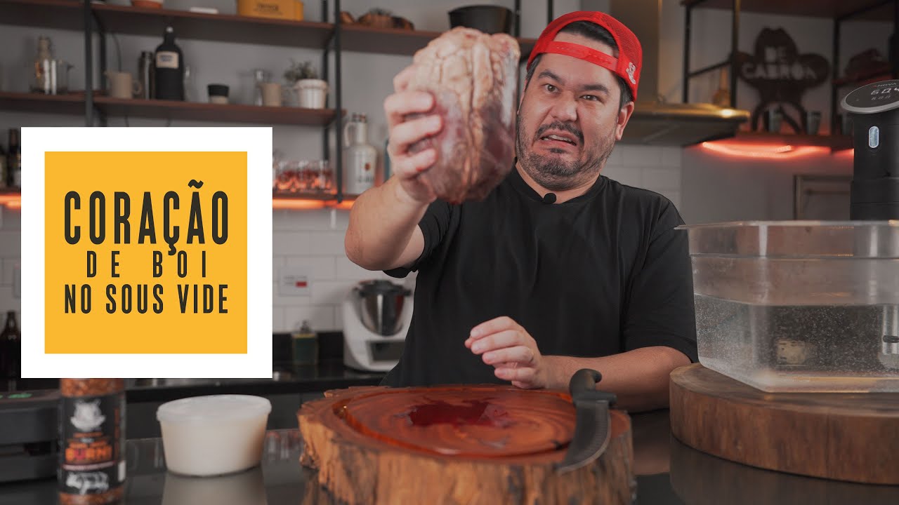 Coração de BOI no Sous Vide, será que é BÃO???! | Só Vide #316
