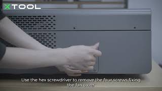 Clean the Smoke Exhaust Fan for xTool P2 2