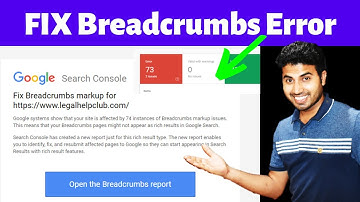 Fix Breadcrumbs Error -  Resolve Breadcrumbs Markup Error in Google Search Console - Okey Ravi