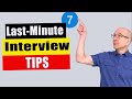 Job Interview Preparation Quiz