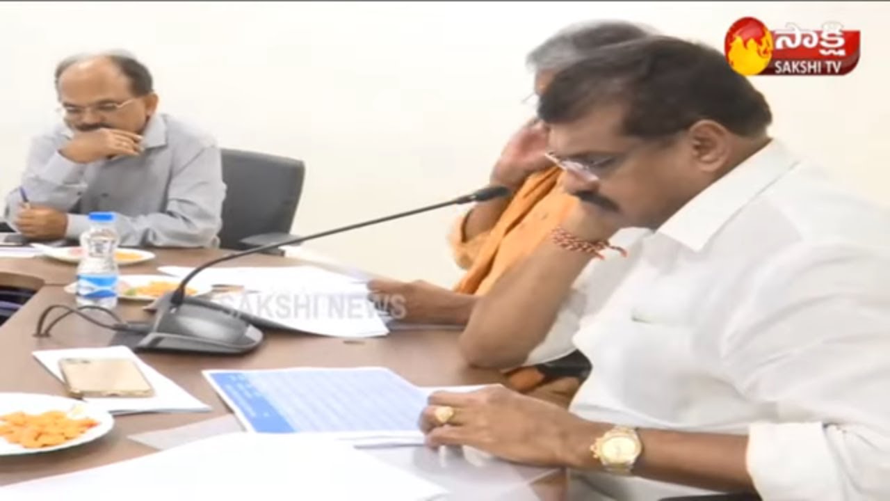 AP Minister's Review Meeting on AP Grama Ward & Sachivalayam Administration  || Sakshi TV