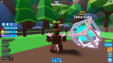 CRAFTING A SHINY Tetra Cube in MINING SIMULATOR 2 | Roblox MS2