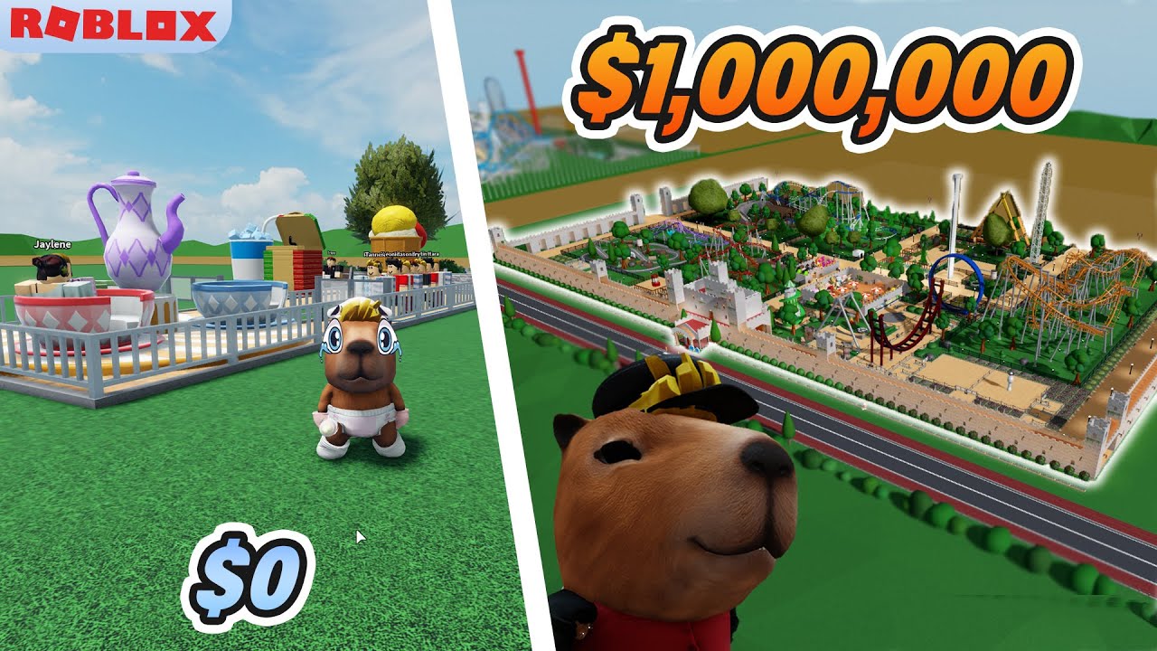 ผมสร้างสวนสนุก 39 ชั่วโมงครับ!!! | ROBLOX Theme Park Tycoon 2