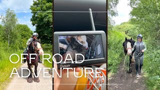 Come for an off road, bitless adventure with me and my pony Seph! #equestrianlife #bitless