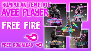 Kumpulan Template Avee Player Cocok Buat Quotes Free Fire