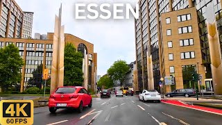 Tour en Voiture 4K: Essen Allemagne 🇩🇪 | Voyage en Ville