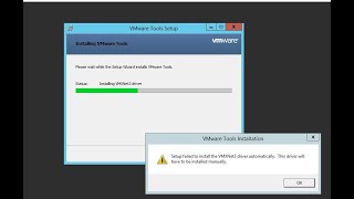 Setup Failed To Install Memory Control Driver Automatically During Vmware Tool Installation