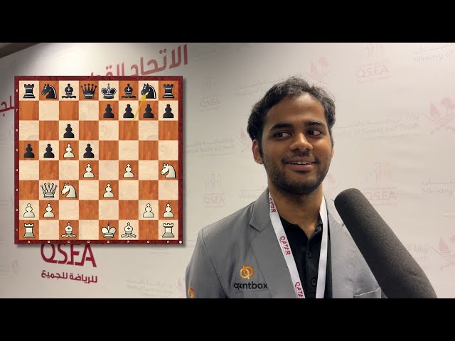 TORNEIO QATAR 2023 8 ROUND VITÓRIA DE ERIGAISI ARJUN 