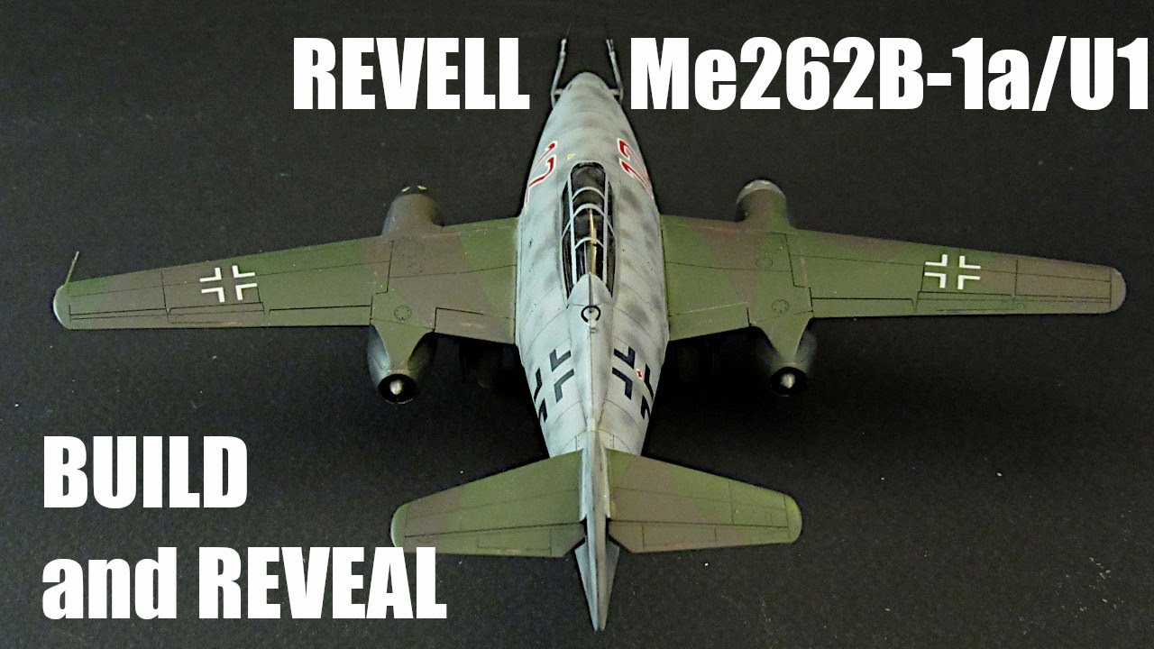 1/72 Revell Messerschmitt Me 262B-1a/U1 ~ build and reveal