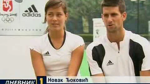 Ivanovic and Djokovic Beijing interview in serbian - DayDayNews