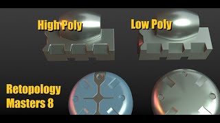 Ultimate High-Poly Low-Poly Solution!  -  Retopology Masters #8
