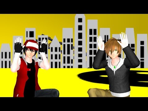 【MMD PKMN】マトリョシカ（暴徒） ver.【Red & Green】