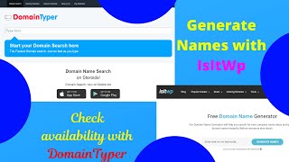 IsItWp | DomainTyper | Free Domain Name Generator Tool | PART 11 IsItWp | DomainTyper | Free Domain Name Generator Tool | PART 11