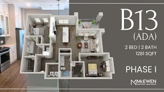 B13 | #2-1012 ADA | Phase I | Two Bedroom | Virtual Tour | McEwen Northside Apartments