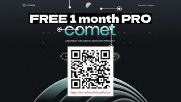 FREE 1 month Perplexity PRO powered by COMET!