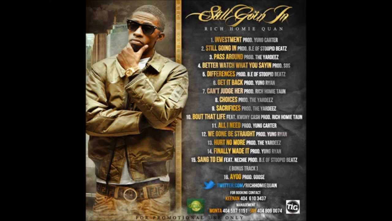 Rich Homie Quan Investments Youtube