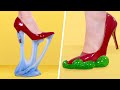 Crushing Crunchy and Soft Things by High Heels!