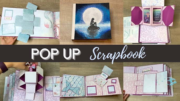 Mermaid 🧜‍♀️ Tutorial - Pop Up Scrapbook 