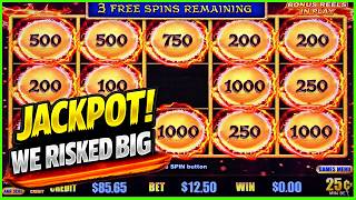 We RISKED BIG for This JACKPOT! Golden Century Dragon Link Slot screenshot 5