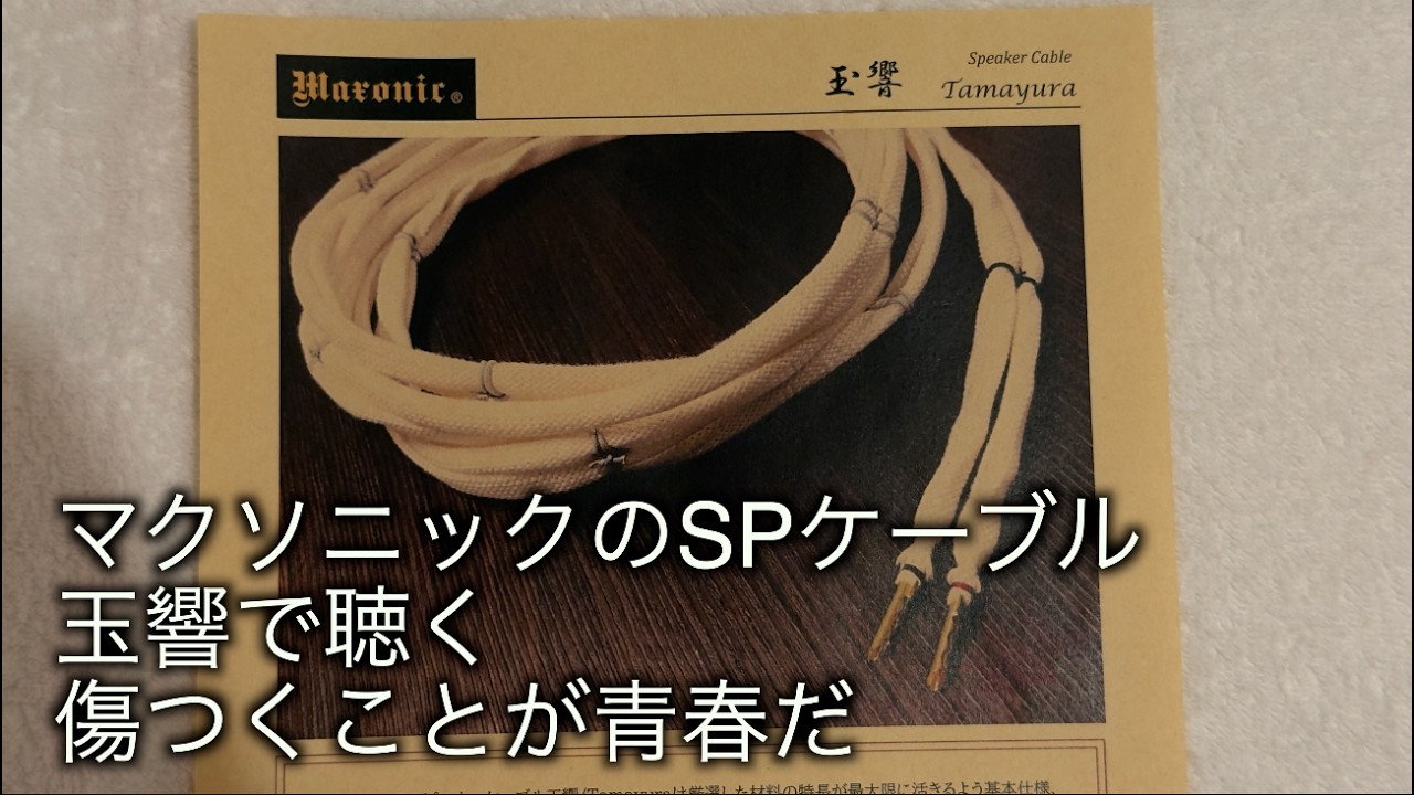 これぞマクソニックの実力　マクソニックのスピーカーケーブルで鳴らす空気録音　【傷つくことが青春だ　STU48】