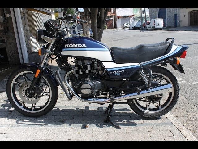 Honda CB 450 Tr - 86/87 - YouTube