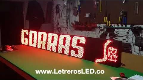 Pantalla LED  24H Publicidad  Aviso LED Programable  LetrerosLED co