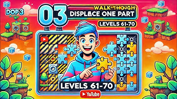 "DOP 3: Displace One Part Levels 61-70 | Step-by-Step Walkthrough"#gameplay #dop3 #videogame #gaming