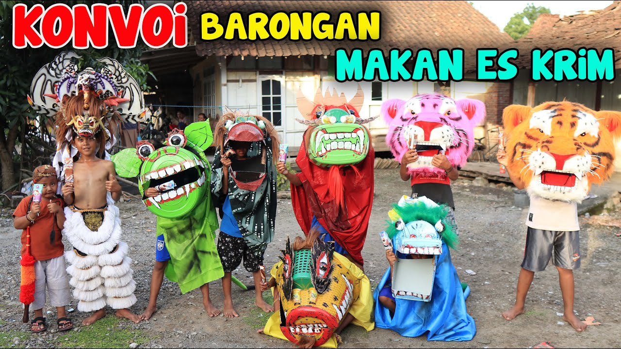 SANDI KONVOI BARONGAN JELEK DAN BAGUS | BARONGAN MAKAN ES KRIM